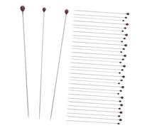 MAGICLULU 300 Pièces Stainless Steel Insect Specimen Pins With Anti-slip Head For Secure Mounting Ergonomic Entomology Needles For School Lab Biology Education