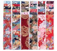 MAGICLULU 36 Pièces de Bandes de Tissu en Coton Matelassé 6,25x100 Cm, Assortiment Imprimé pour Patchwork, Loisirs Créatifs DIY et Couture, Tissu Artisanal Respirant et Solide, Décoration