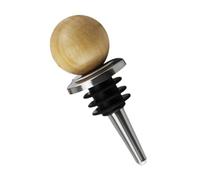 MAGICLULU 3pcs Bouchons de Vin en Acier Inoxydable et Bois Wood Cork 2.0, Silicone Alimentaire, Prolongent la Fraîcheur du Vin, Faciles à Insérer et Retirer, pour Bar et Fête