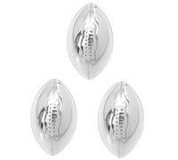 MAGICLULU 3pièces Cubes De Glace Acier Réutilisables Forme De Rugby Pour Whisky Et De Pierre à Whisky Refroidit Boissons Sans