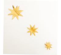 MAGICLULU 4 Ensemble Guirlande Dorées Décoration Suspendue Métalliques pour Noël Bannière Festive Pailletée pour Anniversaire et Mariage Ornements Suspendus pour et Vitrines