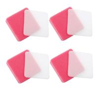 MAGICLULU 4 Ensembles Éponge Fondante Fondant Rouge Décor Aérographe Porte Éponge De Cuisine Tapis De Cuisson Liquide Porte-éponge De Maquillage Bourdonner Mini Sucre Glace Glaçage Fondant