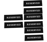 MAGICLULU 4 Ensembles Panneaux De De Table Acrylique Lot De De Pour Événements Mariages Restaurants Et Cafés Noir Pour Éviter Embarras Des Invités 2 Pièces * 4