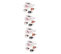 MAGICLULU 4 Ensembles Pendentif Décoration Pour Chiens De Compagnie Animal De Compagnie Mignon Peluche Accessoires Adorables Pendentifs De Chien Acrylique 4 Pièces * 4