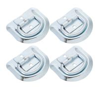 MAGICLULU 4 Pcs Anneaux d'Arrimage en Inox, Ancrages Sol D