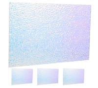 MAGICLULU 4 Pcs Plaque Acrylique pour Présentation Nail Art Panneau Décoratif Transparent pour Photographie Ongles et Salon Manucure