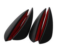 MAGICLULU 4 Pièces Ailerons de Universels pour Voitures Diffuseurs Collision à Fixation Facile Accessoires Sportifs de Voiture pour Aérodynamisme Style