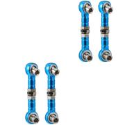 MAGICLULU 4 Pièces Barre de Direction à Tringlerie Réglable 43mm | Alliage D’aluminium et Acier Inoxydable, Bleu Oxydé, Installation Facile, pour 94101 94102 94103