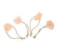 MAGICLULU 4 Pièces Brique à Lécher de Sel Minéral pour Lapin, Complément Minéral pour Animaux à Suspendre et Petits Animaux