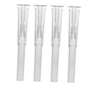 MAGICLULU 4 pièces Buse de Fontaine Mini Champignon Transparente Tête de Pulvérisation Eau Colonne pour Bassin et Aquarium Circulation Silencieuse et Ambiance Apaisante