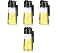MAGICLULU 4 Pièces d'huile d'olive spray huile oil spray huile en spray veg'up huile olive pulvérisateur d'huile végétale d'huile de bouteille en verre