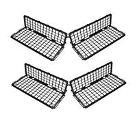 MAGICLULU 4 pièces Garde Rail Plastique pour Étagères de Organisation de Affichage des Fruits et Légumes Frais Baffle de Gestion pour Magasins Alimentation Optimisation de Espace de