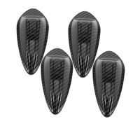 MAGICLULU 4 Pièces Housse Antenne Requin pour Toit de Voiture Protection Étanche Plastique Design Aileron de Requin pour Amélioration du Signal et Décoration Extérieure Élégante Lot