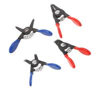 MAGICLULU 4 Pièces Pince à Circlips Interne Droite Externe Coudée, Outil de Pince à Clip pour Voiture, Acier au Carbone 50, 10-22mm, pour Réparation Automobile et Petites Pièces