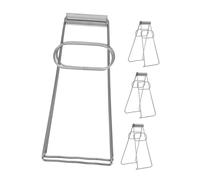 MAGICLULU 4 Pièces Pince à Plat Chaud Inoxydable Anti-brûlure Résistante Haute Température pour Cuisine et Bbq Porte-casserole Portable et Compact Sécurité Main Protégée