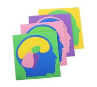 MAGICLULU 4 pièces Puzzle Montessori pour Garçon Fille Modèle Danatomie du DIY Éducatif pour Développement Cognitif et Motricité Fine des Tout Petits et Préscolaires