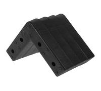 MAGICLULU 4 Pièces Rehausseurs de Meubles Stabilité Renforcée en Plastique Noir de L et Création D'espace de Rangement Lit pour Canapé et Réfrigérateur