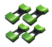 MAGICLULU 4 pièces Support Haltères Robuste Rack Compact pour Rangement Musculation à Domicile Base Stable Antichute Support Multifonction pour Haltères et Barres de Poids