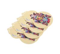 MAGICLULU 4 Pièces Tai Sui Wealth Cards Feng Shui Handmade Amulets for Chinese Year Blessings and Protection Cultural Decoration for Home and Office