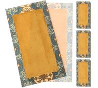 MAGICLULU 40 feuilles Papier de Calligraphie Chinoise Vintage Papier de Riz Semi-traité Multi-usages pour Peinture Dessin et Écriture Pack