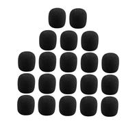 MAGICLULU 40 Pièces Bonnettes Mousse pour Micro Casque Protection Anti-salive Bruit Accessoires Microphone Polyvalents pour Enregistrements Conférences et Scènes