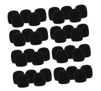 MAGICLULU 40 pièces Lot Housses Micro Mousse Épaissie Protection Anti-bruit pour Microphone Ktv Confort Stable et Hygiène Renforcée