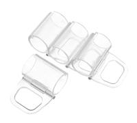 MAGICLULU 4pcs Cordless Window Shade Handles Clips for Living Room and Office, Elegant Design Plastic Accessories for Precise Light Control
