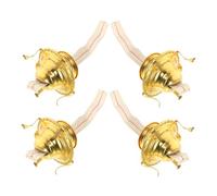 MAGICLULU 4pièces Mèche De Lampe à Huile De Lampe à Huile à Pétrole Vintage De Réparation Rondes Et Plates