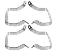 MAGICLULU 4pièces Poignée de Casserole Acier Inoxydable Poignée Latérale Amovible pour Autocuiseur Wok et Batterie de Cuisine Accessoire de Remplacement Ergonomique