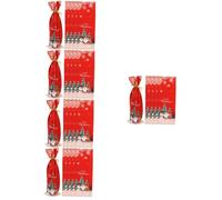 MAGICLULU 5 Ensembles À Vin De Noël De Noël Autocollants De Noël Centres De Table De Noël pour Décoration De Noël Ornements De Noël Décoration De Table De Dîner De Noël 5 pièces * 5