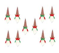 MAGICLULU 5 Ensembles Ensemble De Bouteilles De Noël Christmas Christmas Decorations Carafon À Vin Nains De Vin Adorable Manchon De Bouteille Accessoire De Vin Chiffon 2 Pièces * 5