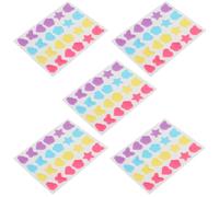MAGICLULU 5 Feuilles Patchs Cutanés Hydrocolloïdes Couleurs Peau Formes Variées Anti-acrochordons et Boutons Protection Invisible et Confortable pour Peaux Sensibles Lot
