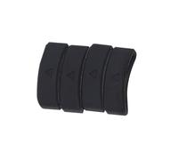 MAGICLULU 5 pièces Anneau Silicone Souple pour Bracelet Montre Lot Passant Flexible et Compatible Boucle Retenue Pratique 22mm 5pcs