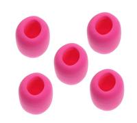 MAGICLULU 5 pièces Bonnette Microphone Mousse Protection Anti-vent Rose Respirante pour Microphones Manuels Standard