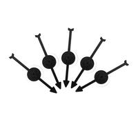 MAGICLULU 5 Pièces Flèches à Ventouse Jeu de Société, Plastique Solide, Surface Stable pour Utilisation en Bars et Fêtes, Adaptées à Tous Âges