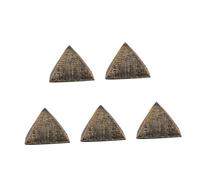 MAGICLULU 5 Pièces Jouets Bac à Sable Figurine Pyramide Jouets De Bureau Sculpture Pyramidale Petites Charnières pour L'artisanat Egypte Ancienne pour Les Enfants Mini-Jouets Golden Résine