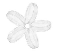 MAGICLULU 5 Pièces Lot De Boîtes De Petri Verre Transparent Pour Expériences Scolaires Et Laboratoire Fond Plat Uniforme Pour Culture Cellulaire