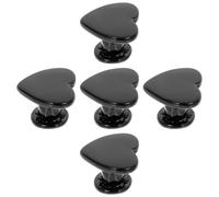 MAGICLULU 5 Pièces Ornements Décoratifs pour Bracelet de Montre 38mm | Clous Cœur Délicats, Accessoire Pratique pour Bracelet, Adapté à Watch Band 38mm, Finition Noire