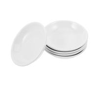 MAGICLULU 5 Pièces Plateau Céramique Rond pour Fondants De Cire Lot de Supports De Chauffe Plateau De Remplacement pour Brûleur Parfumé Support Solide pour Bougies Parfumées