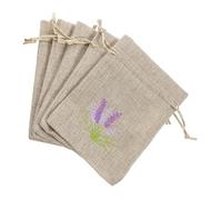 MAGICLULU 5 pièces Sachets Lavande Vides Pochons Respirant Sacs Réutilisables à Remplir pour Bijoux Épices et Fleurs Séchées Pochettes Multifonctionnelles avec Ruban Fermeture