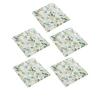 MAGICLULU 5 Pièces Serviette En Papier À Manger Serviettes Mariage Serviette De Table Cocktail Dîner Décoration De Mariée Floral Faire La Fête Pulpe De Bois Vierge