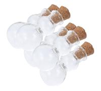 MAGICLULU 5 Pièces Souhaignant Le Pendentif en Bouteille Petit Mignon Enfants Mariage décor conteneurs de Stockage Pots de Stockage en Verre Mini Pot Un Verre Transparent