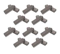 MAGICLULU 50 Balais de Charbon Universels en Carbone pour Moteur de Sèche-cheveux, 17x6x3mm, Compatibles Moteurs Électriques, Silencieux, pour Installation DIY et Usage Domestique