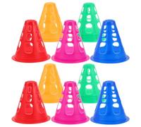 MAGICLULU 50 Cônes Entraînement Roller PVC Multicolores pour Exercices en Communautés et Écoles Pratiques et Petits