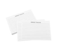 MAGICLULU 50 feuilles Cartes de Recettes Doubles Faces Format Compact Fiches Recettes Légères pour Cuisine Mariage et Usage Quotidien Accessoires Pratiques pour Notes Alimentaires