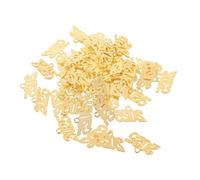 MAGICLULU 50 pièces Breloques Métal pour DIY Bijoux de Graduation Pendentifs Chiffres Dorés Décorations Pompon Tassel pour Bracelets Colliers et Porte-clés Cadeau Diplômes et Sûr