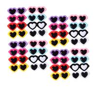 MAGICLULU 50 pièces Charms pour Coques de Téléphone DIY Forme Lunettes Cartoon Accessoires Décoration Mains Créatives Mix Couleurs
