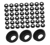 MAGICLULU 50 Pièces Coupelle D’axe de Vélo M8 Noire en Alliage de Zinc | Remplacement pour Axe Arrière, Installation Facile, Résistance à Corrosion, Compatible Vélos Garçon et Filles