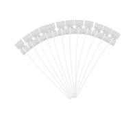 MAGICLULU 50 Pièces Mèche De Bougie Accessoires De Fabrication De Bougies Mèches De Bougies pour La Fabrication De Bougies Mèches en Coton pour Lampes à Huile Torche Mèches Blanche Aluminium