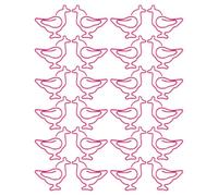 MAGICLULU 50 Trombones Décoratifs en Fer de Poule, Clips à Papier Mignons et Solides, Design Créatif pour Bureau et Espace D'étude, Lot de 50 Pièces